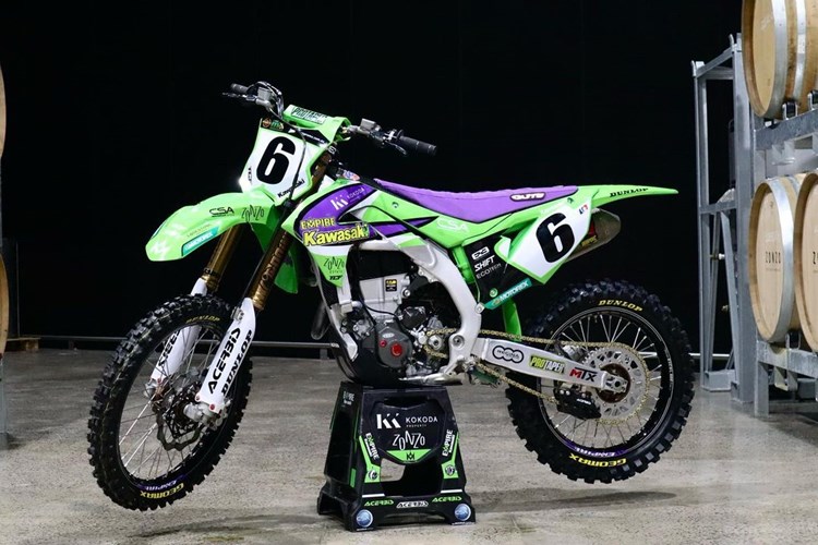 Empire Kawasaki go Retro for Round 6 of ProMX